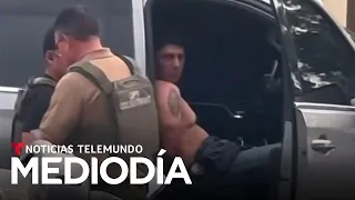 En video: La captura de sospechoso de asesinar a sus vecinos | Noticias Telemundo