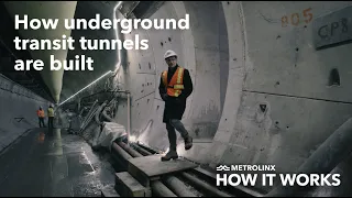 How underground transit tunnels are built in the GTHA