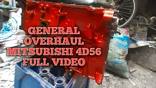 MITSUBISHI 4D56 GENERAL OVERHAUL FULL VIDEO