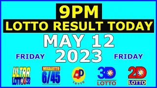 9pm Lotto Result Today May 12 2023 (Friday)
