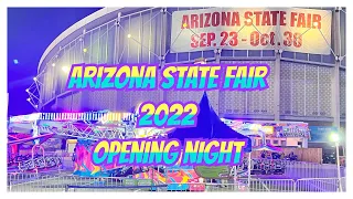 The Arizona State Fair 2022 - Opening Day - Night Walk - Downtown Phoenix Arizona