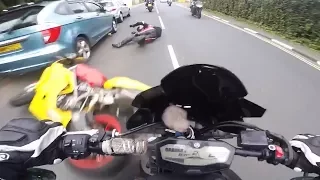 Hectic & Amazing Motorcycle Crashes & Mishaps