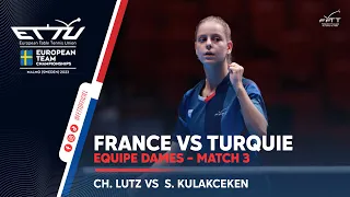 Charlotte LUTZ vs Simay KULAKCEKEN | France-Turquie | Malmö 2023