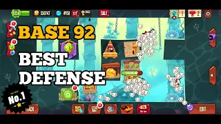 King Of Thieves - Base 92 Hard Red Guard Jump - Best Defense + Solution