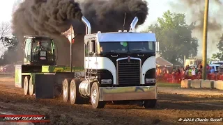 Semi Truck Pulls! 2018 Mount Pleasant Pull