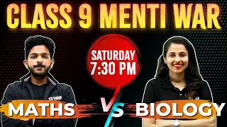 Maths V/S Biology Super Menti War | Don't Miss it | Exam Winner Class 9