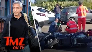 George Clooney Injured in Scooter Accident! | TMZ TV