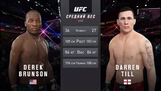 UFC Дерек Брансон vs Даррен Тилл