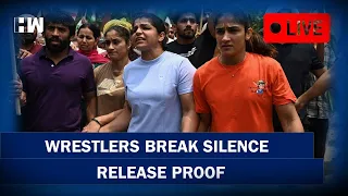 Live: WRESTLERS BREAK SILENCE, RELEASE PROOF | Brij Bhushan Singh | Protest Delhi Police | BJP| Modi