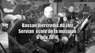 live big band concert performance Bassan mercredis du jazz Servian école de musique 6 July 2016 12