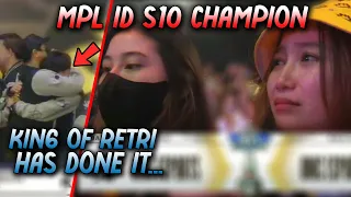 KAIRI CRYING ON COACH YEB AFTER BEING THE CHAMPION OF MPL-ID S10...