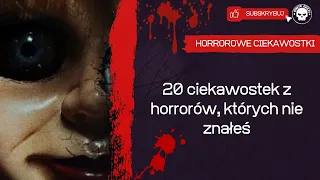 20 ciekawostek z horrorów, których nie znałeś