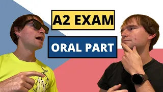 A2 exam: Oral part of Czech residency test (2 dialogues)