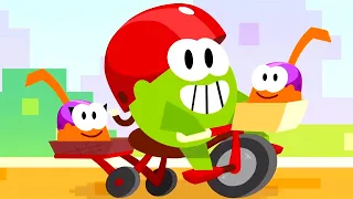 Om Nom Stories 💚 Nom on Wheels l Cartoon For Kids Super ToonsTV