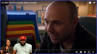 CHICAGO DUDE AND PRO CHEERLEADERS REACTION TO AN IDIOT ABROAD MEETING A GORILLA