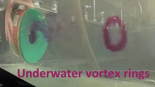 Underwater vortex rings  (smoke rings) // Homemade Science with Bruce  Yeany