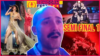 REACCIÓN Primera Semifinal Benidorm Fest 2023 (En Directo desde el Palau) - Eurovision Spain