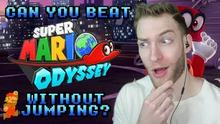 A MASSIVE LOOPHOLE! Reacting to "Can You Beat Super Mario Odyssey Without Jumping?" by Gamechamp3000