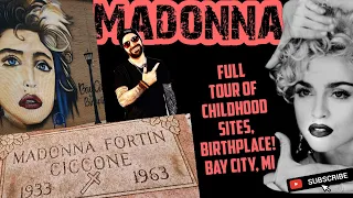 Discover the Hidden Gems of Madonna's Childhood in Bay City, MI | Mother's Grave, Film Location Tour