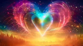 ♥ PURE POSITIVE LOVE ENERGY ♥ Healing Heart Chakra Binaural Beats Kaleidoscope