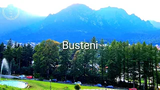 The Carpathian Mountains - Driving in Busteni near Brasov,Romania...