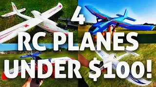 4 FUN & CHEAP RC Planes Under $100!
