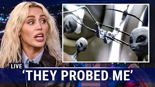 Miley Cyrus CLAIMS She Was CHASED By A UFO..