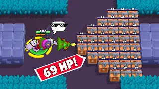 *BROKEN* 69 HP BOX GLITCH!| Brawl Stars Funny Moments & Glitches & Fails #626