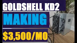 Goldshell Kd2 miner Profitability reviews | Why you should mine Kadena #GoldshellKd2