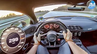 2019 Audi R8 Performance - 0-300 km/h acceleration🏁