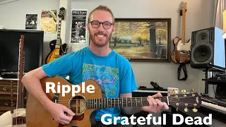 Grateful Dead - Ripple Guitar Lesson | Chords + Melody
