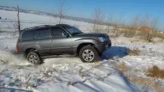 Lexus LX470, Toyota Surf, Pajero Mini и др. Немного потягались с подготовленным авто))