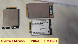 Тест и обзор LTE модемов   EM7455 , EP06-E , EM12-G