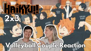 Volleyball Couple Reaction to Haikyu!! S2E3: "Townsperson B"