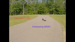 12s Losi 5ive T with Hobbywing Max4 ESC / Castle 800KV