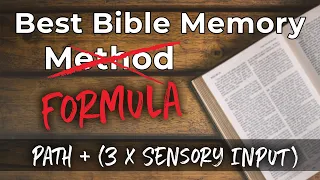 The Secret Formula to Memorize the Bible Faster & Easier