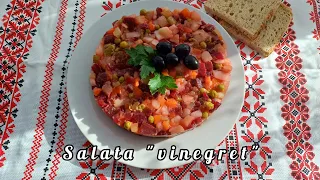 Salata "vinegret "/ винегрет/ Beetroot salad "venegret"