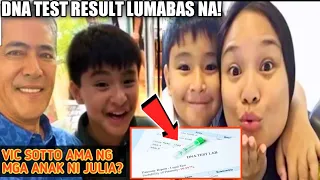 DNA TEST RESULT LUMABAS NA | VIC SOTTO AMA NGA BA NG MGA ANAK NI JULIA CLARETE?