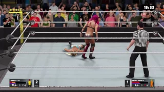WWE 2K17: SASHA BANKS VS CHARLOTTE 30 MINUTE IRON-MAN MATCH