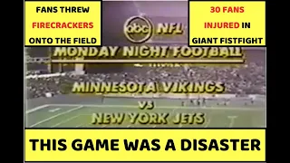 The DISASTROUS Monday Night Football Game at Shea Stadium | Vikings at Jets (1979)