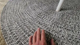 Honest Review of nuLOOM Wynn Braided Indoor/Outdoor Area Rug, 6' Round, Light Grey/Salt and Pepper