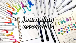 essential journaling supplies that you NEED! (for beginners)