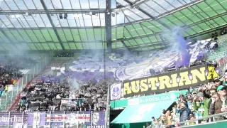 Rapid - Austria Wien (0:2)  / Choreo der Veilchen / 23.04.17