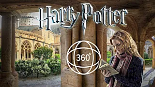 Hogwarts Courtyard ◈ Immersive Harry Potter 360 VR ASMR Ambience Experience/ Look Around the Scene ◈