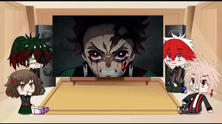 MHA react to Izuku as Tanjiro