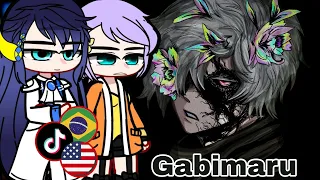 Valkyries  react to Gabimaru (tik Toks) english 🇺🇲 and Portuguese 🇧🇷