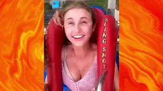 OOPS !!!  Loose Puppies on the Slingshot Ride #slingshot #puppies #share #subscribe