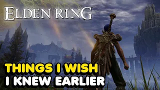 Things I Wish I Knew Earlier In Elden Ring (Tips & Tricks)