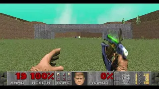 Normal Halo Plasma pistol in DOOM 2