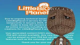 LittleBigPlanet 3 Servers Are Shut Down Forever 😔